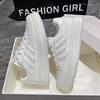 Summer New Breathable Little White Shoes Thick-soled Versatile Muffin Shoes Versatile Sports Board Shoes Women