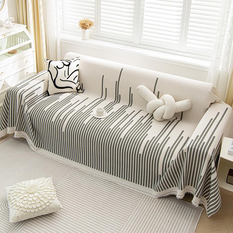 

Новое французское толстое универсальное покрывало для дивана 2025 года, цельное, с полной защитой, свежая обертка высокого класса. 90x180 cm for TV Cabinet