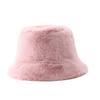 Autumn and winter bucket hat plush warm cold basin hat new plush face small versatile sun hat