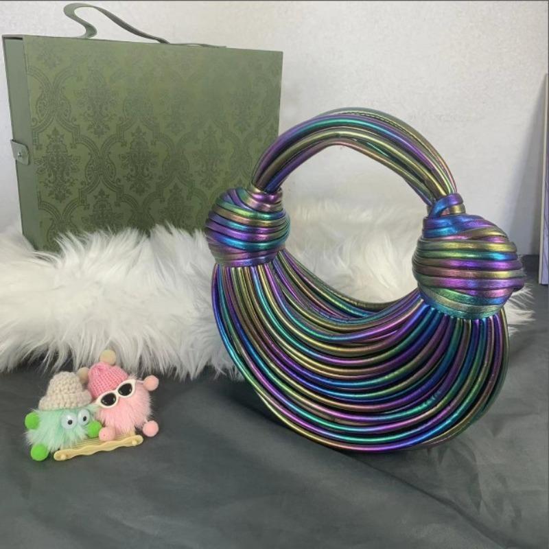 Heiß verkaufende neue Mode Nudeltasche personalisiertes Design vielseitige Knödeltasche handgewebt geknotete Schulter Damentasche