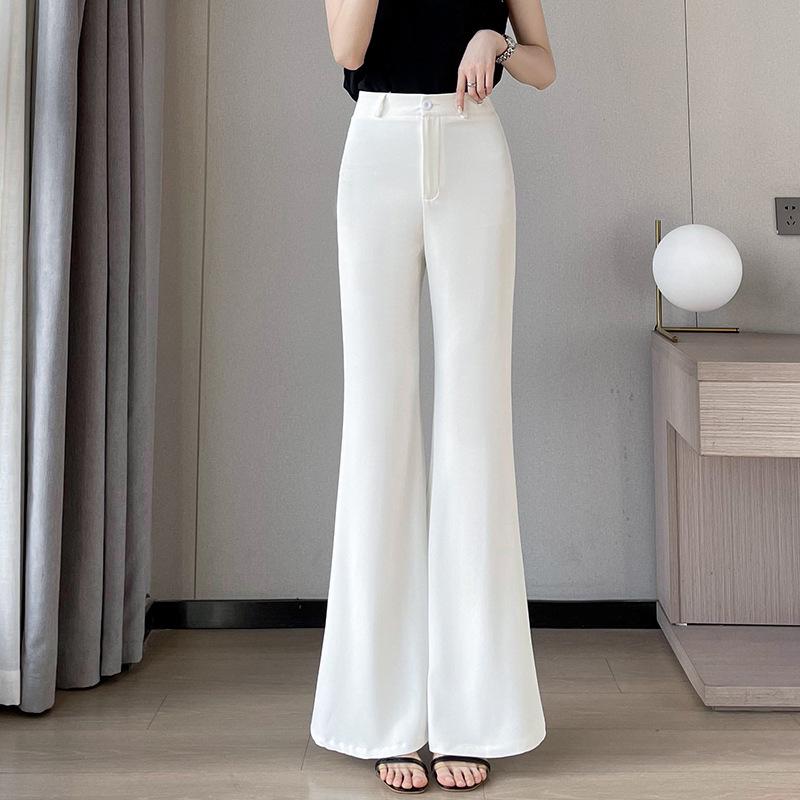 2024 Autumn Korean High Waist Slimming Flared Wide-Leg Pants