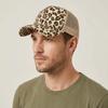 Soft Visor Hat Adjustable Mesh Peaked Hat Hip Hop Leopard Print Baseball Cap  Spring