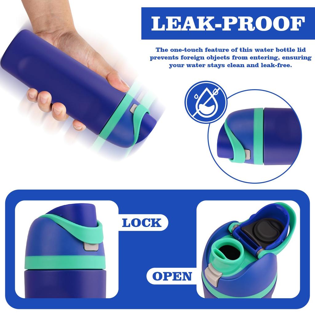 24Oz Stainless Steel Thermos Bottle Thermal Mug Vacuum Flask Water Bottle For Outdoor Camping Sports Insulation Cup