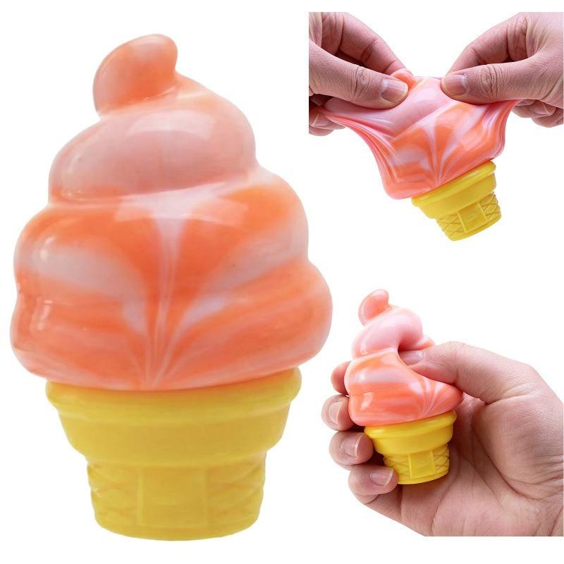 Needoh Leuk IJsje Vormig Mochi Squishy Speelgoed Roomhoorntje Verrassing Stressverlichter Fidget Squishes Feestcadeaus voor Vriend Cadeau