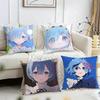 Lovely Rem Cushion Cover Reversible Plush Pillow Cover – For Car, Sofa, Bedroom, Perfect As a Gift.