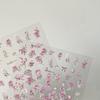 2Pcs Cute Laser Butterfly Decorative Stickers Waterproof DIY Phone Hand Account Rose Sticker Nail Art Decals Stationery