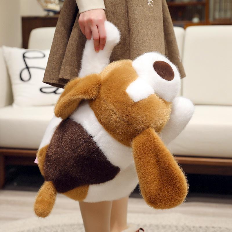Cute Plush Puppy Doll Hug Pillow - Soft Soothing Toy for Kids, Perfect Birthday Gift
