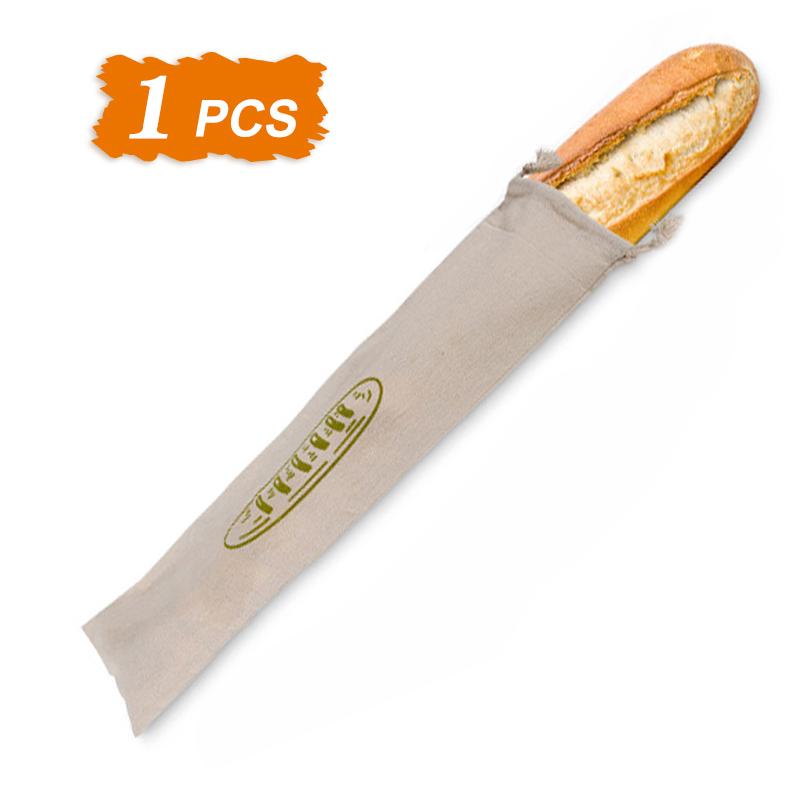 4/2/1 STK Brødposer av lin Gjenbrukbar snørepose for brød Hjemmelaget håndverksbrød oppbevaringspose Linbrødposer for baguette