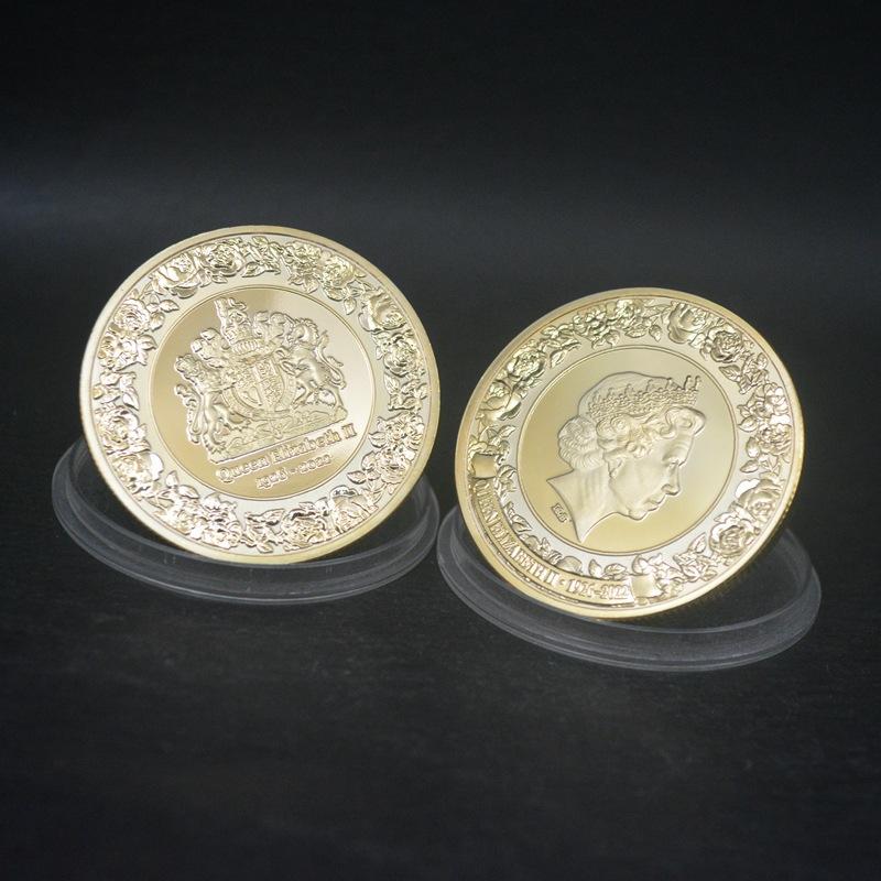 Queen Elizabeth II, commemorative medals, gold and silver gifts, handicrafts, commemorative coins