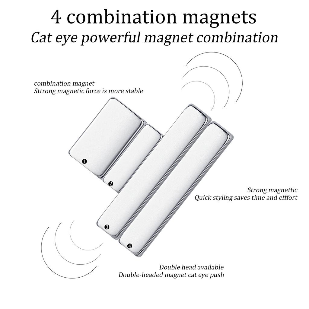 Nail Art Multifunctional Magnet Nail Shop Suction Cat'S Eye Long Strip Suction Magnet French Cat'S Eye Nail Shop Set