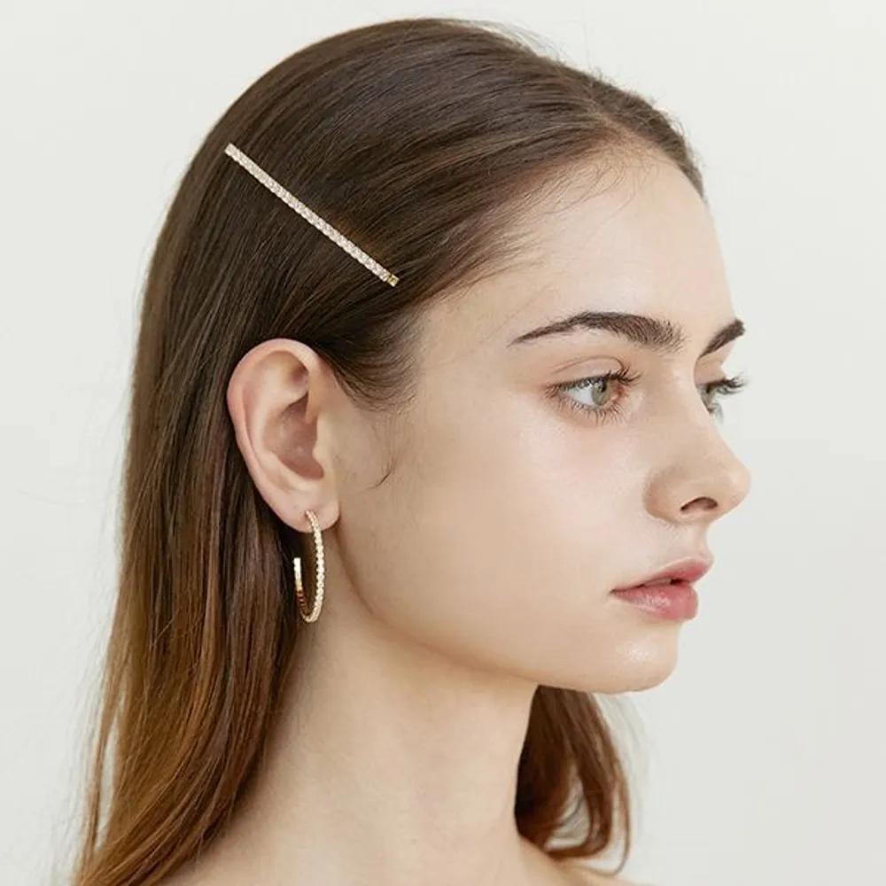 Cubic Bobby Pin-L JP-21-012BP Gold