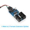 9Pin USB Splitter Motherboards USB 9Pin Expansion Solves Insufficient Port Issue for Desktop Users