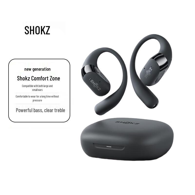 SHOKZ OpenFit 2 Open-Ear Bluetooth Headphones