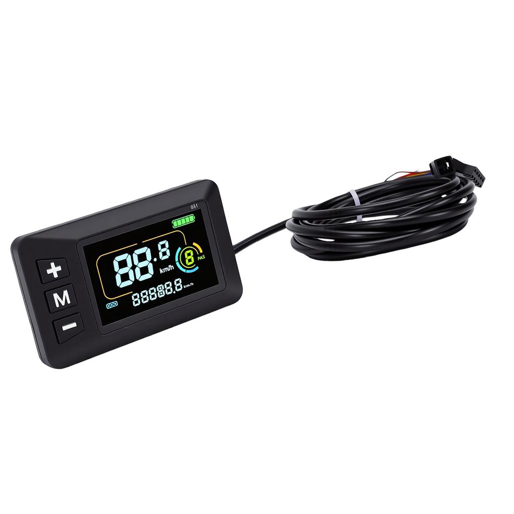 Color Screen Bike LCD Display Electric Bicycle Display for Electric Scooter Water Proof Handlebar Mount