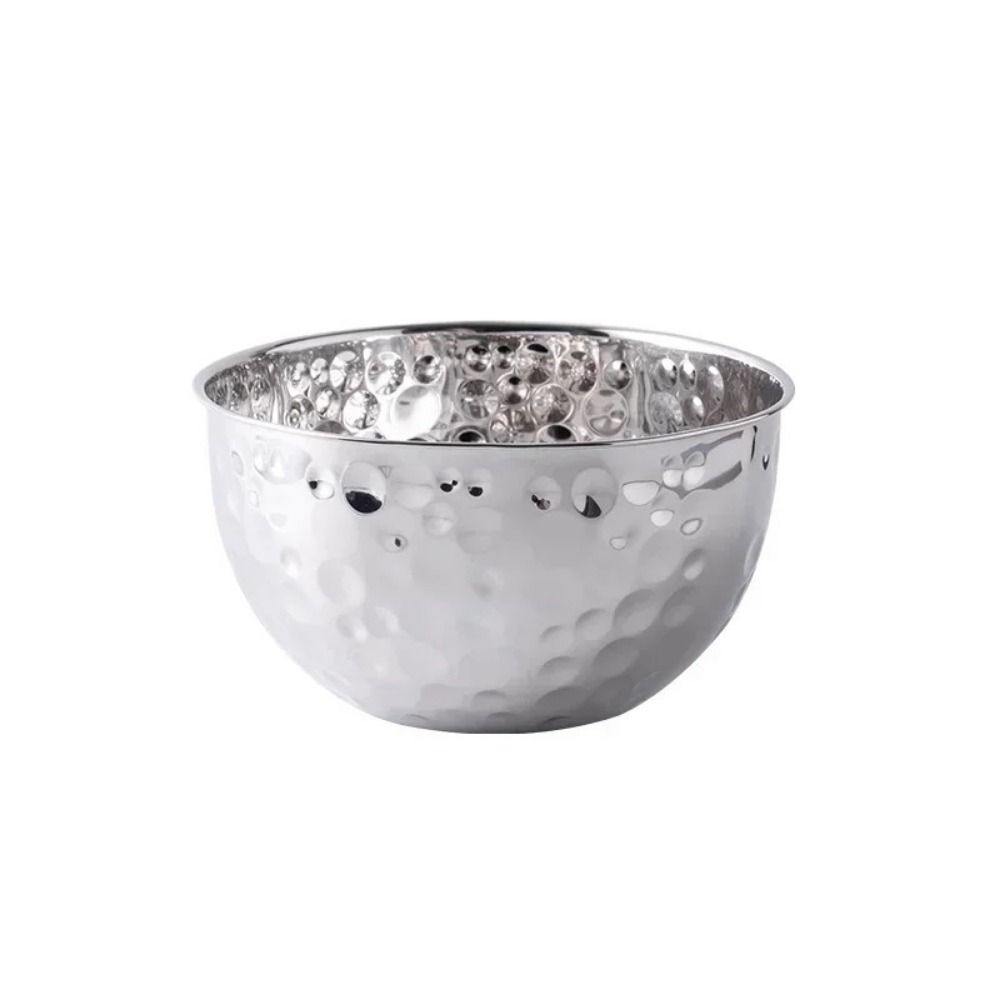 

Hammer Point Salad Plate Thickened Fruit Display Dish Creative Fruit Bowl Kitchen 1.2L серебряный