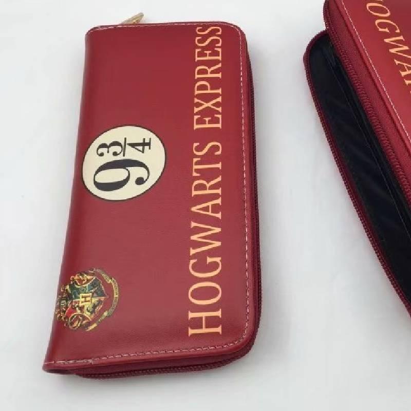 

Длинный кошелек Поттер Двухслойный Вместительный Держатель для карт Подарки Студентам 9 3/4 Platform