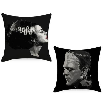 Halloween Pillowcase Frankenstein Gothic Valentine's Day Linen Pillowcase Festive Decoration