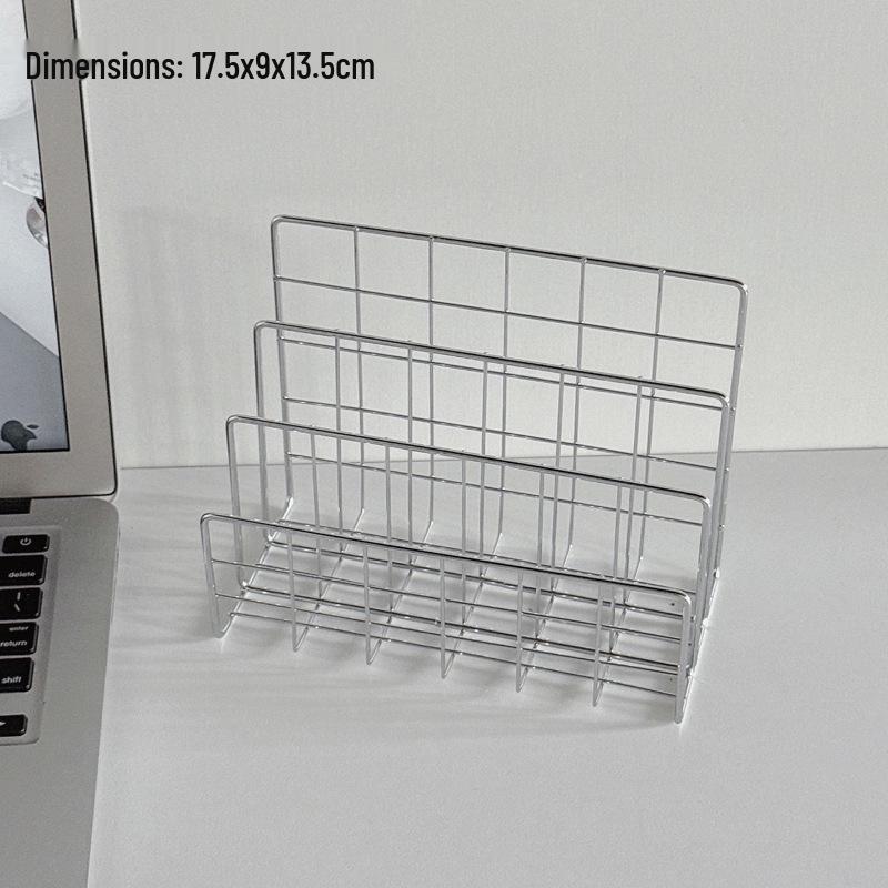 Stainless Steel Multi-Functional Book Stand & Desk Organizer