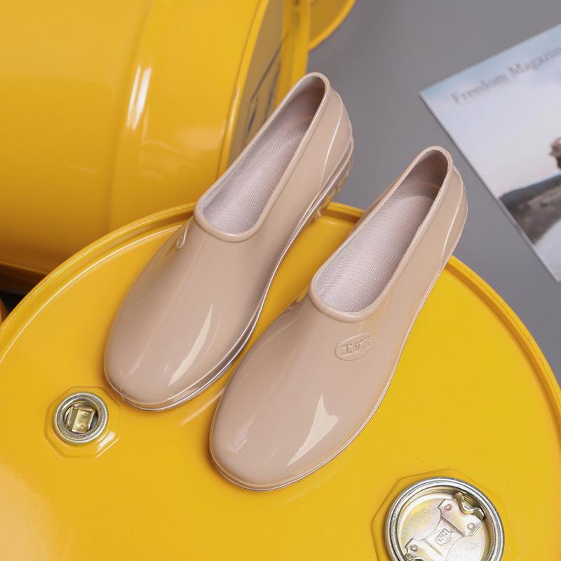 

Женские хлопковые низкие легкие водонепроницаемые резиновые сапоги 41