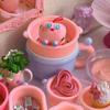 4Pcs Miniature Dollhouse Kitchen Accessory Set Realistic Tiny Fruit Vegetable Washing Basket Basin for DIY Doll House Scene Decor