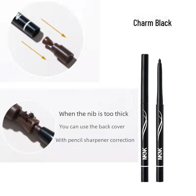MKNK voděodolná gelová tužka na oční linky s dlouhou životností, která se nerozmazává - hnědá