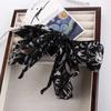 Korean Style Bow Banana Clip Ribbon Vertical Clip Elegant   Ponytail Hold