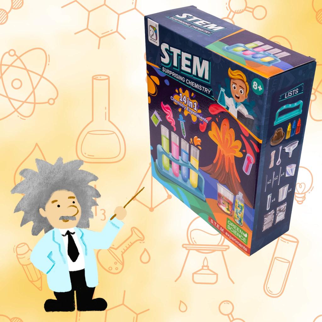 Little Chemist Educational Set 14 Science Experiments Explosive Volcano