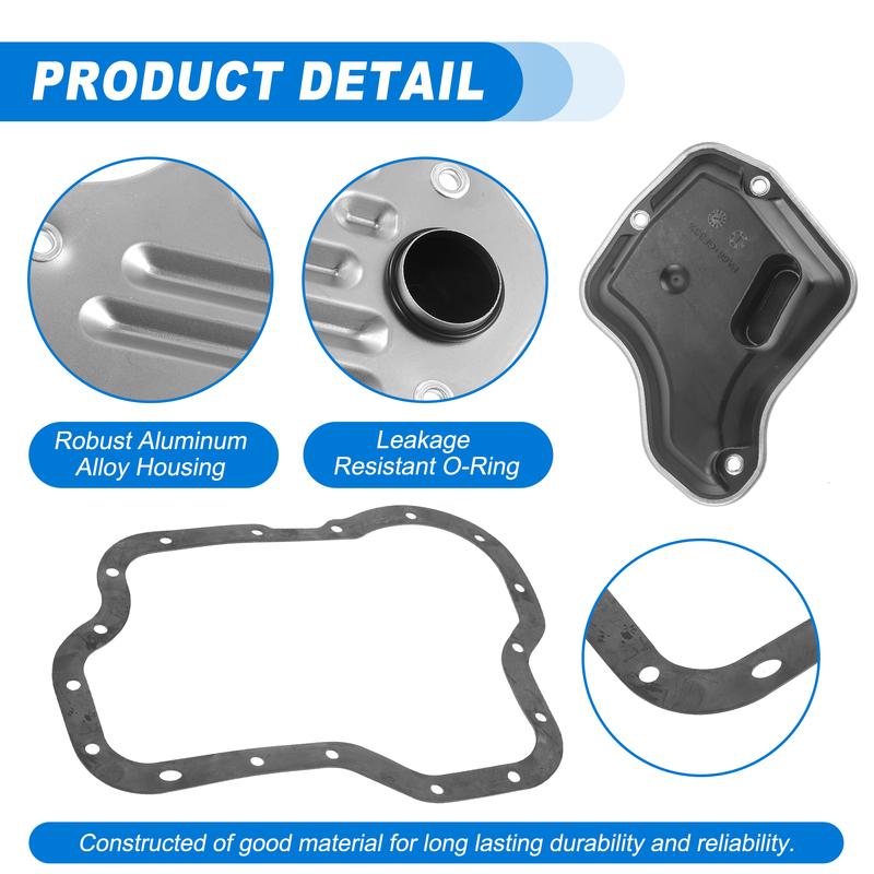UXCELL 4EAT-G G4A-EL Automatic Transmission Filter CVT Oil Cooler Filter Oil Pan Gasket for Mazda 626 2000-2002 FU9A21500