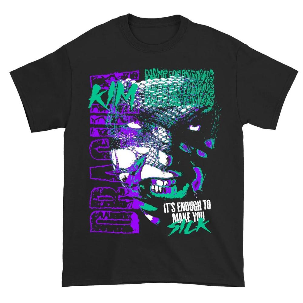 

Men#039;s Kim Dracula Sick Tshirt Medium Black Unisex T-Shirt S