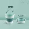 1Pc/Foldable Bucket Portable Household Plastic Foot Bath Basin with Side Handle Deep Bucket Foot Soaking Tub