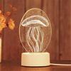USB Acrylic LED Night Gift for girl friend Lamp for Bedroom Christmas Gift Home Decoration Mom night Bed light