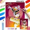 Disney Donald Duck digital oil painting art kit DIY handmade home decoration gift