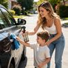 100ml Car Ceramic Coating Spray, 9H Professional Agent Car Paint Coating with Sponge and Towel for Automotive Detailing, Care