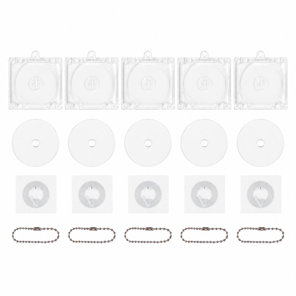 5pcs Acrylic Keychain Album Case Personalized DVD Jewel Keyring Creative Mini CD Holder Gift