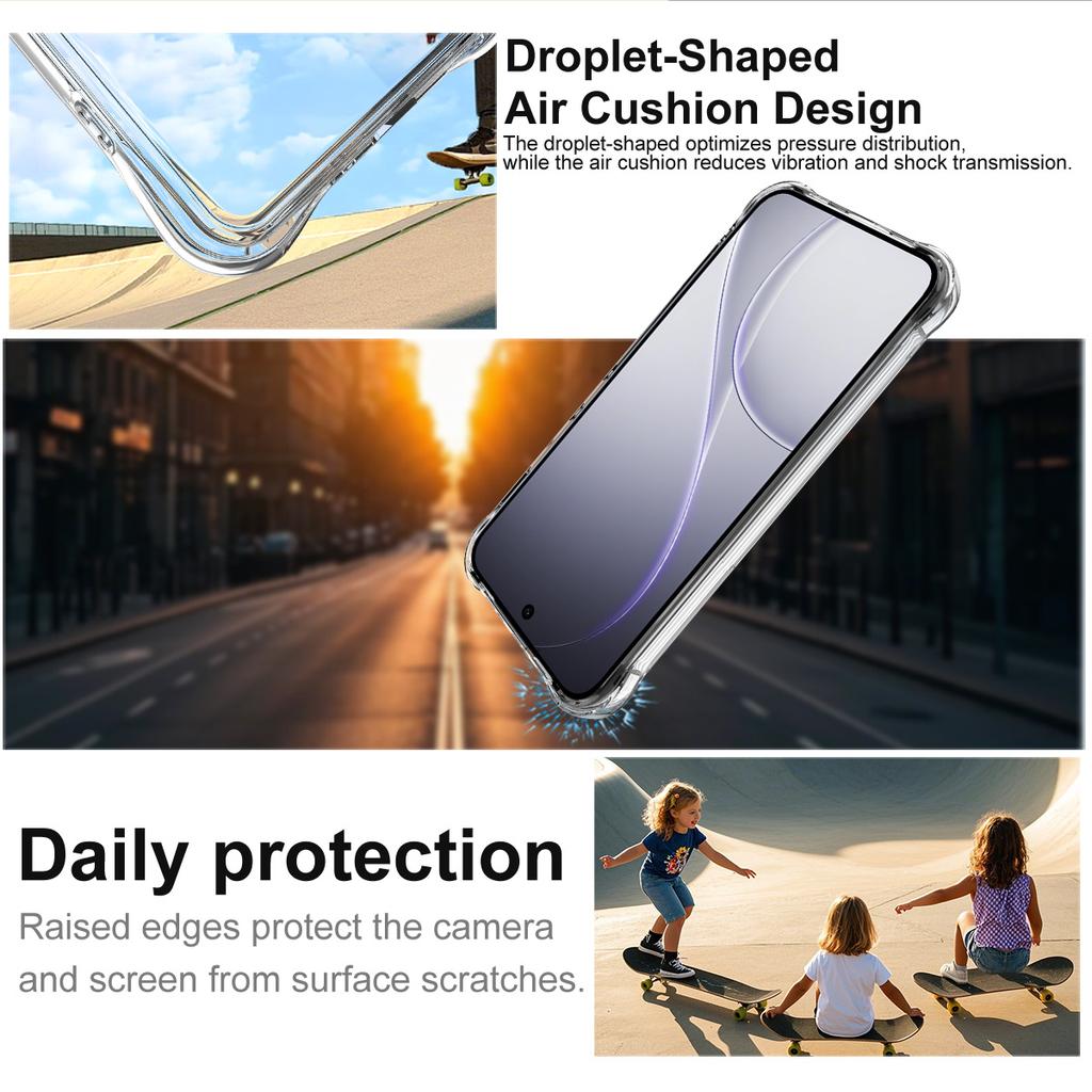 Pro OPPO Reno 15 F 5G Globální Pouzdro na Telefon IMAK Nárazuvzdorné Měkké Pouzdro