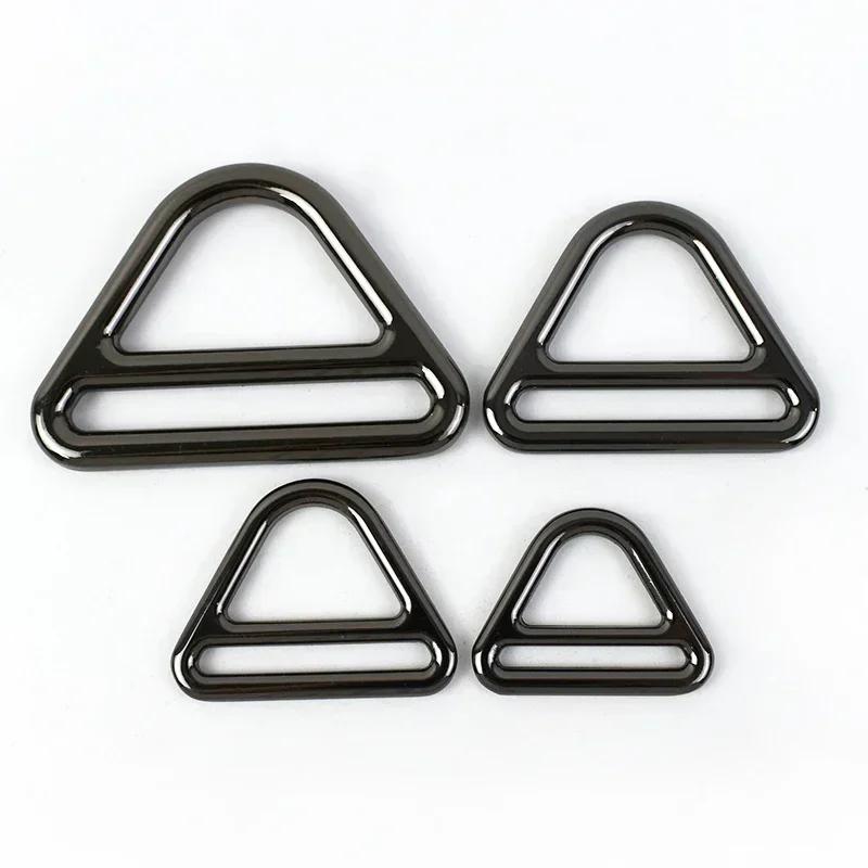 2/5/10Pcs Meetee 25-50mm Metal O Rings Buckle Tri-glide Slider Clasp Bag Strap Connect Buckles Belts Adjust Hook DIY Accessories