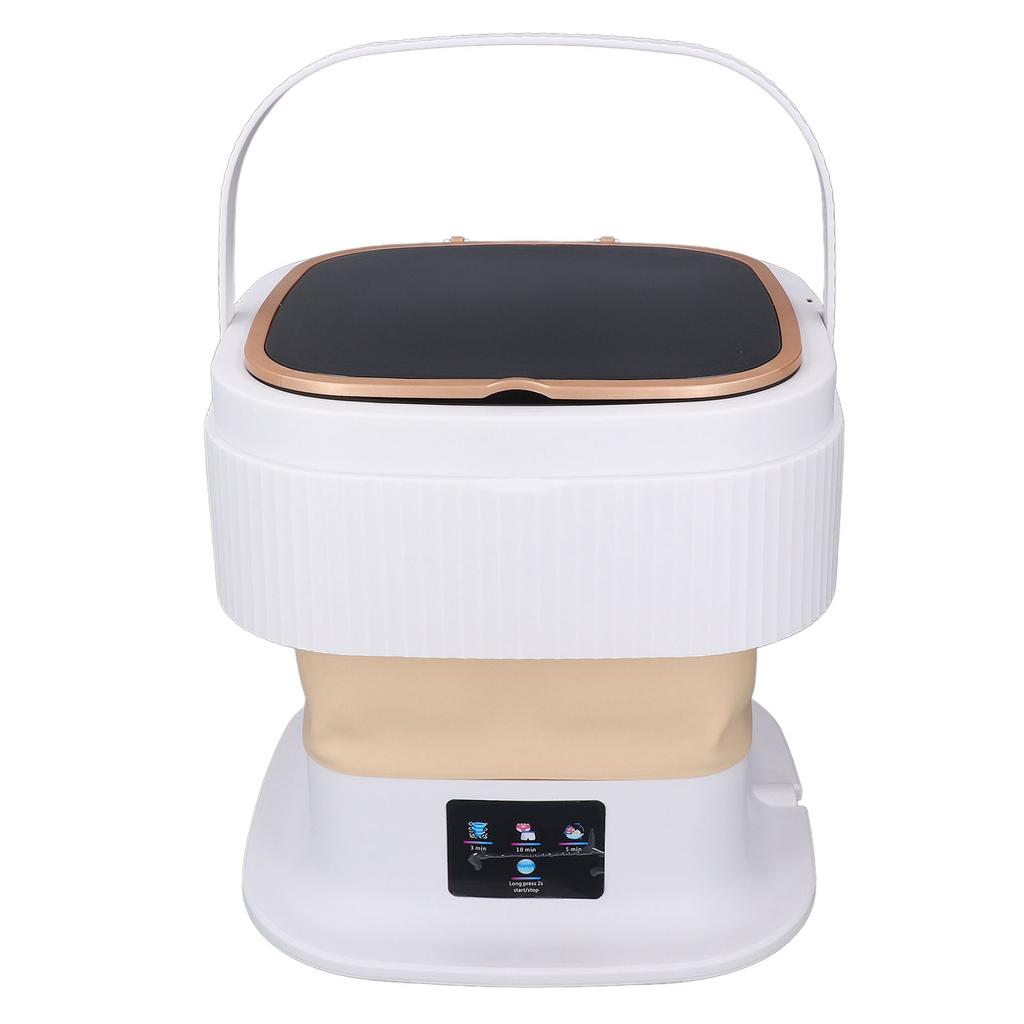 Portable Washing Machine 11.5L Large Capacity 3 Timer Modes Mini Foldable Washer with Drain Hose