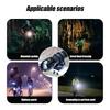 Support de Clip de Lumière de Vélo Rotation à 360 Degrés Clip de Guidon pour Lampe Torche LED VTT Avant Flash Support de Lumière