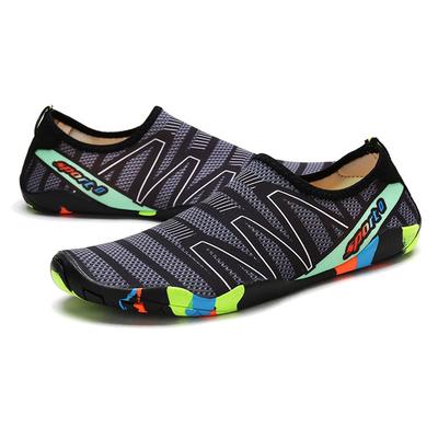 Outdoor Shoes Swim Slipper On Surf Aqua Shoes Skin Sock Striped Shoes Ligh Weight Couples Sea Shoes