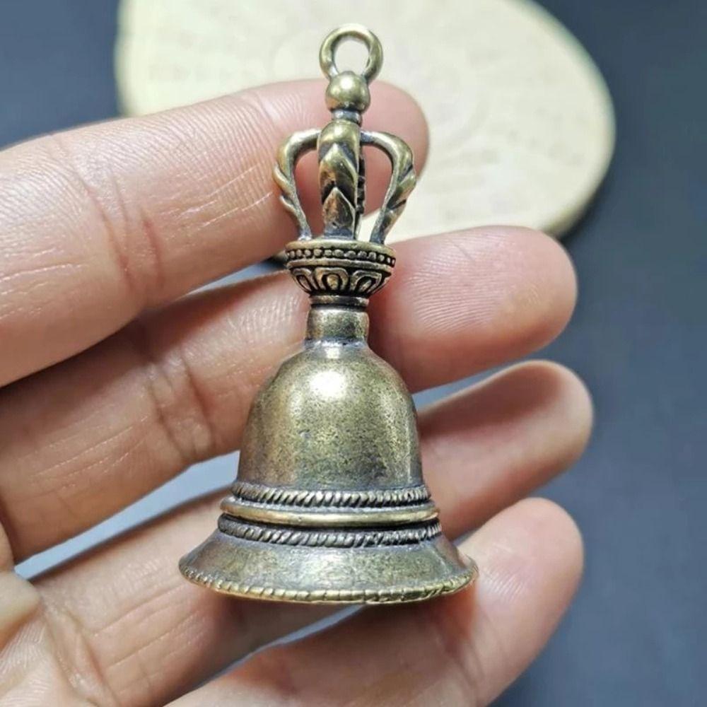 Die-casting For Decoration Home Decoration Demon Subduing Bell Brass Bell Car Pendant Wind Bell