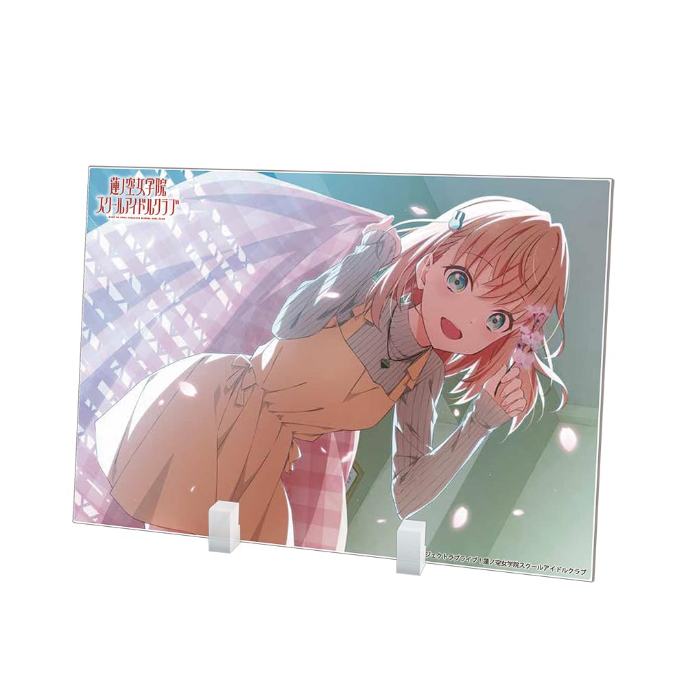 KADOKAWA Love Live Ren no Sora Girls' Academy School Idol Club Acrylic Plate Ver. 105th Class Start Hinoshita Kaho Approx. W200 x H140mm Acrylic