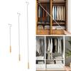 Clothing Hook Pole Closet Reacher Iron Reach Garment Clothes Hanger Reaching Rod for Home