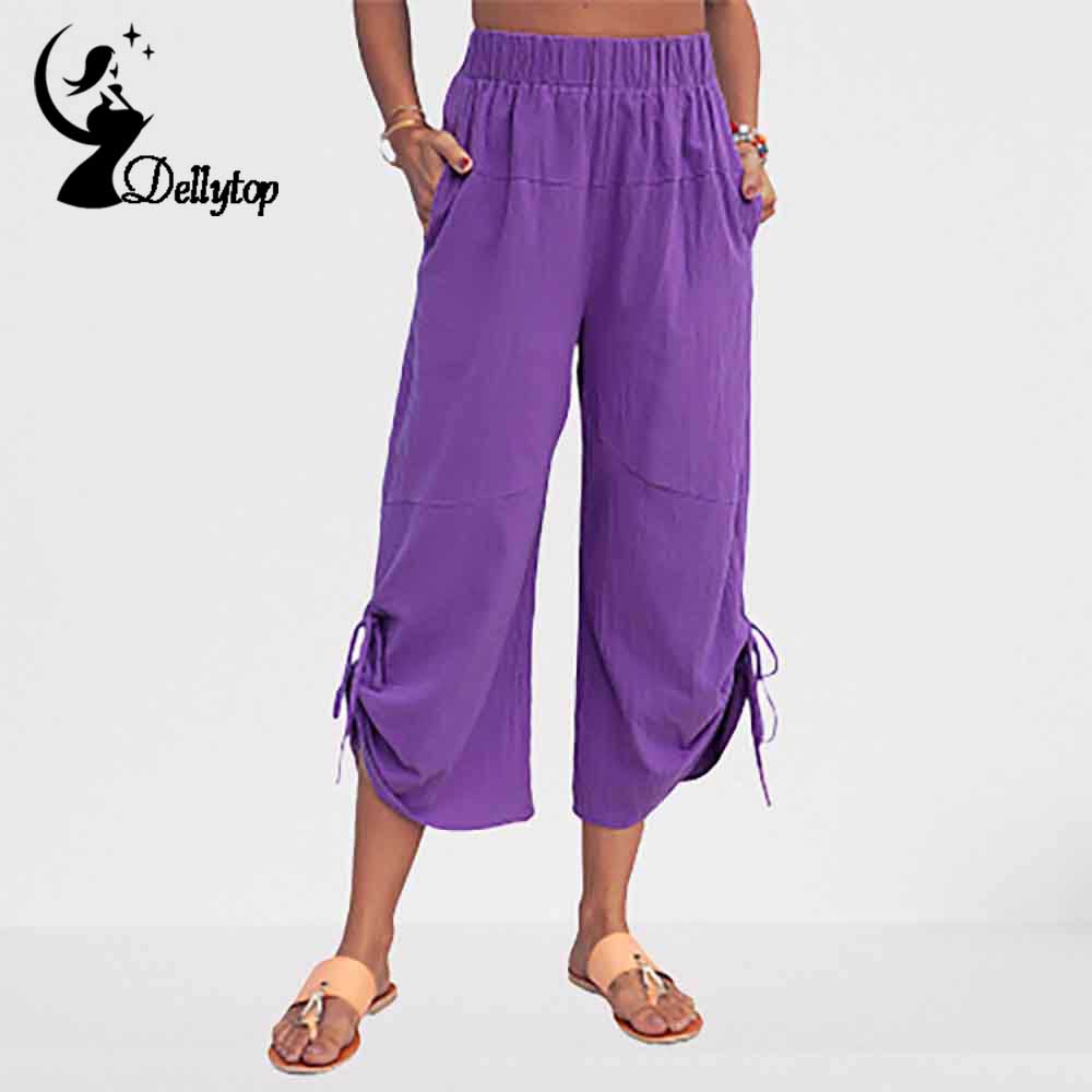 Buy Women's Cotton Wide Leg Pants 