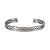 Women's Tricolor Magnetic Energy Bracelet: Wheat/Silver/Copper Adjustable Pure Copper Design