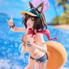 Kuda Izuna Figure Swimsuit Beach Beauty Girl Anime Two-dimensional Peripheral Tide Play Statue Ornament Doll Gift