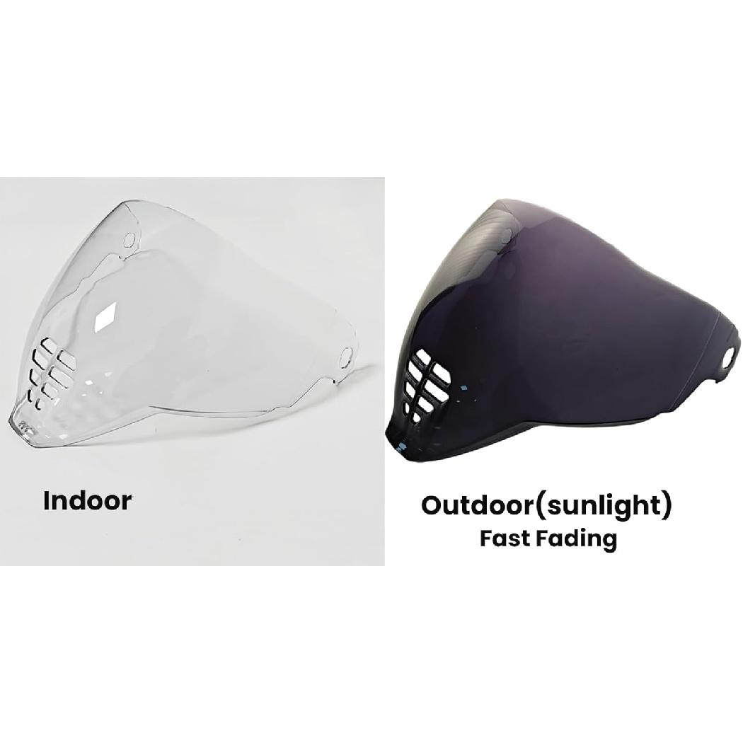 IC06 Photochromic Helmet Visor Shield for Airflite,UV Protection Motorcycle Helmet Visor Compatible with Icon Airflite