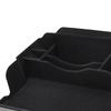 Car Center Console Organizer Tray Armrest Storage Box, Stowing Compartments, Auto Black