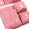 Fabric Waterproof Cotton and Linen Storage Hanging Bag Creative Hanging Multi-layer Dustproof Storage Bag Home Door StorageBags