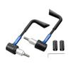 Daytona Motorcycle Lever Universal Fit Handlebar Inner Diameters Left and Right 92450 Guards, (Fits 14-19mm), Set, Blue,