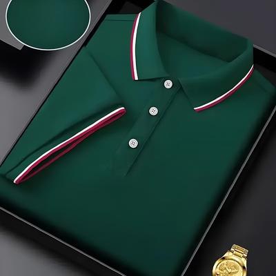 Camicia da Uomo Caratterizzata da Abbigliamento da Uomo a Maniche Corte di Alta Qualità e un Design alla Moda Traspirante Perfetto per l'Abbigliamento Business Casual